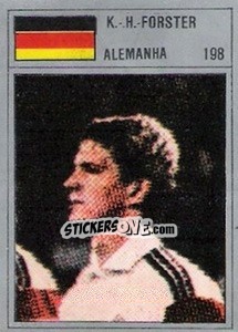 Sticker K.-H. Forster - México 86 n. 198 - Manil