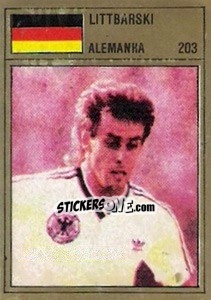 Sticker Littbarski - México 86 n. 203 - Manil