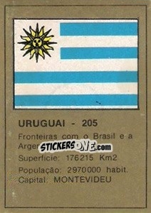 Sticker Bandeira - México 86 n. 205 - Manil