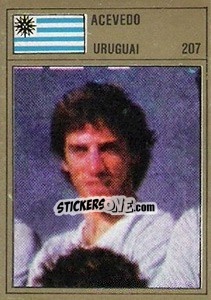 Cromo Acevedo - México 86 n. 207 - Manil