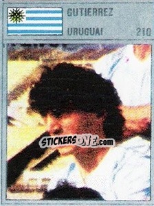 Sticker Gutierrez - México 86 - Manil