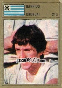 Cromo Barrios - México 86 n. 213 - Manil