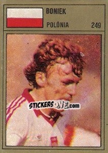 Sticker Boniek - México 86 n. 249 - Manil