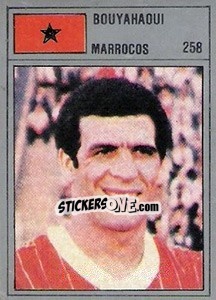 Sticker Bouyahaoui - México 86 n. 258 - Manil