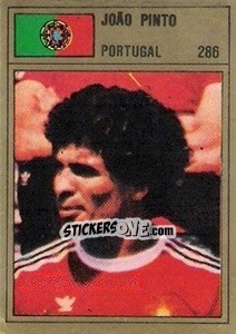 Cromo João Pinto - México 86 - Manil