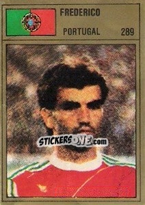 Cromo Frederico - México 86 - Manil