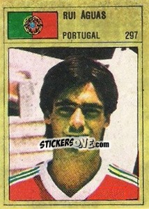 Cromo Rui Águas - México 86 - Manil