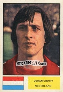 Sticker Johan Cruyff - München 74 - Vanderhout