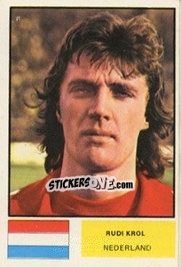 Sticker Ruud Krol - München 74 - Vanderhout