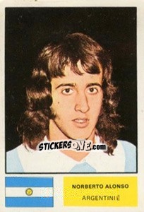 Sticker Norberto Alonso - München 74 n. 21 - Vanderhout