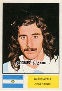 Cromo Ruben Ayala - München 74 n. 23 - Vanderhout
