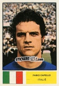 Sticker Fabio Capello - München 74 - Vanderhout