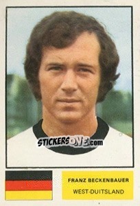 Sticker Franz Beckenbauer - München 74 - Vanderhout