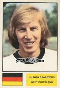 Sticker Jürgen Grabowski - München 74 n. 213 - Vanderhout