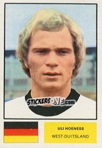 Sticker Uli Hoeness - München 74 n. 215 - Vanderhout