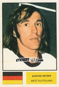 Sticker Günter Netzer - München 74 n. 222 - Vanderhout