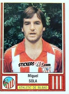 Cromo Sola - Liga Spagnola 1982-1983 - Panini