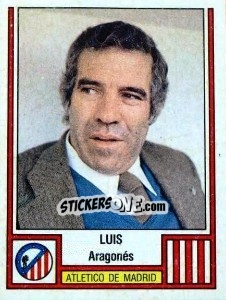 Sticker Luis Aragonés - Liga Spagnola 1982-1983 n. 22 - Panini