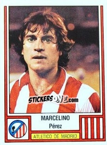 Figurina Marcelino - Liga Spagnola 1982-1983 - Panini