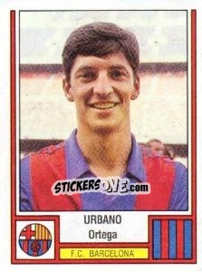 Figurina Urbano - Liga Spagnola 1982-1983 - Panini