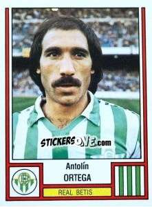 Figurina Ortega - Liga Spagnola 1982-1983 - Panini