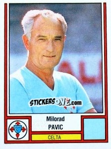 Sticker Milorad Pavic - Liga Spagnola 1982-1983 n. 76 - Panini