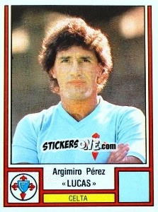 Sticker Lucas - Liga Spagnola 1982-1983 n. 87 - Panini