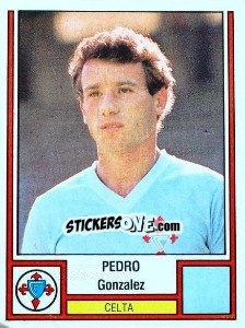 Sticker Pedro - Liga Spagnola 1982-1983 n. 89 - Panini