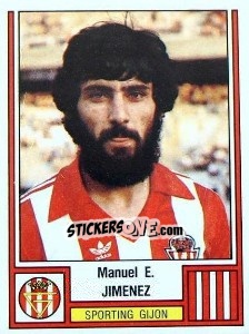 Sticker Jimenez - Liga Spagnola 1982-1983 n. 116 - Panini