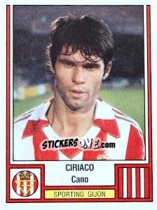 Figurina Ciriaco - Liga Spagnola 1982-1983 - Panini