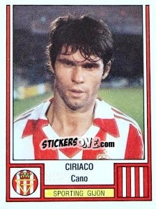 Sticker Ciriaco - Liga Spagnola 1982-1983 n. 125 - Panini