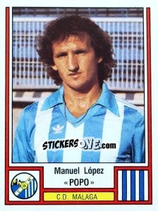 Figurina Popo - Liga Spagnola 1982-1983 - Panini