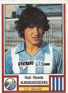 Cromo Albisbeascoechea - Liga Spagnola 1982-1983 - Panini