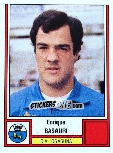 Figurina Basauri - Liga Spagnola 1982-1983 - Panini