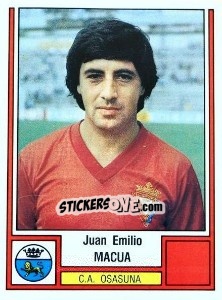 Cromo Macua - Liga Spagnola 1982-1983 - Panini