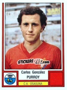 Sticker Purroy - Liga Spagnola 1982-1983 - Panini