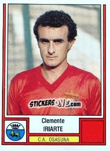 Cromo Iriarte - Liga Spagnola 1982-1983 - Panini