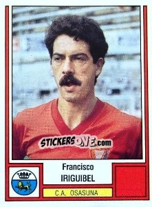 Figurina Iriguibel - Liga Spagnola 1982-1983 - Panini