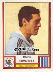 Sticker Alberto Ormaechea - Liga Spagnola 1982-1983 n. 202 - Panini