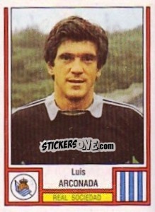 Figurina Arconada - Liga Spagnola 1982-1983 - Panini