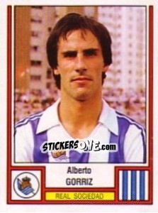 Figurina Gorriz - Liga Spagnola 1982-1983 - Panini