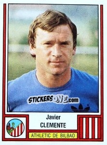 Cromo Javier Clemente - Liga Spagnola 1982-1983 - Panini