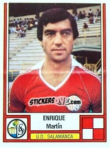Cromo Enrique - Liga Spagnola 1982-1983 - Panini