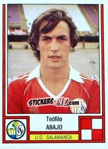Sticker Abajo - Liga Spagnola 1982-1983 n. 252 - Panini