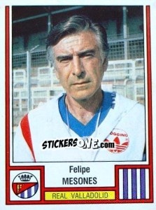 Cromo Felipe Mesones - Liga Spagnola 1982-1983 - Panini