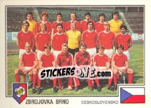Sticker Zbrojovka Brno(Team) - Euro Football 79 - Panini