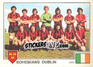 Figurina Bohemians Dublin(Team) - Euro Football 79 - Panini