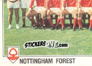 Sticker Nottingham Forest(Team) - Euro Football 79 - Panini