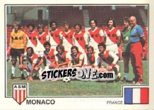 Sticker Monaco(Team) - Euro Football 79 n. 49 - Panini