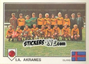 Sticker I.A. Akranes(Team) - Euro Football 79 - Panini